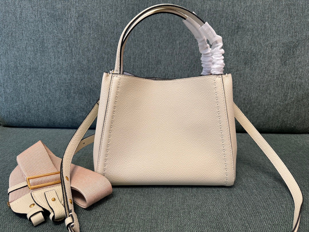 VALENTINO small Bolso de mano beige claro piel de becerro 538532