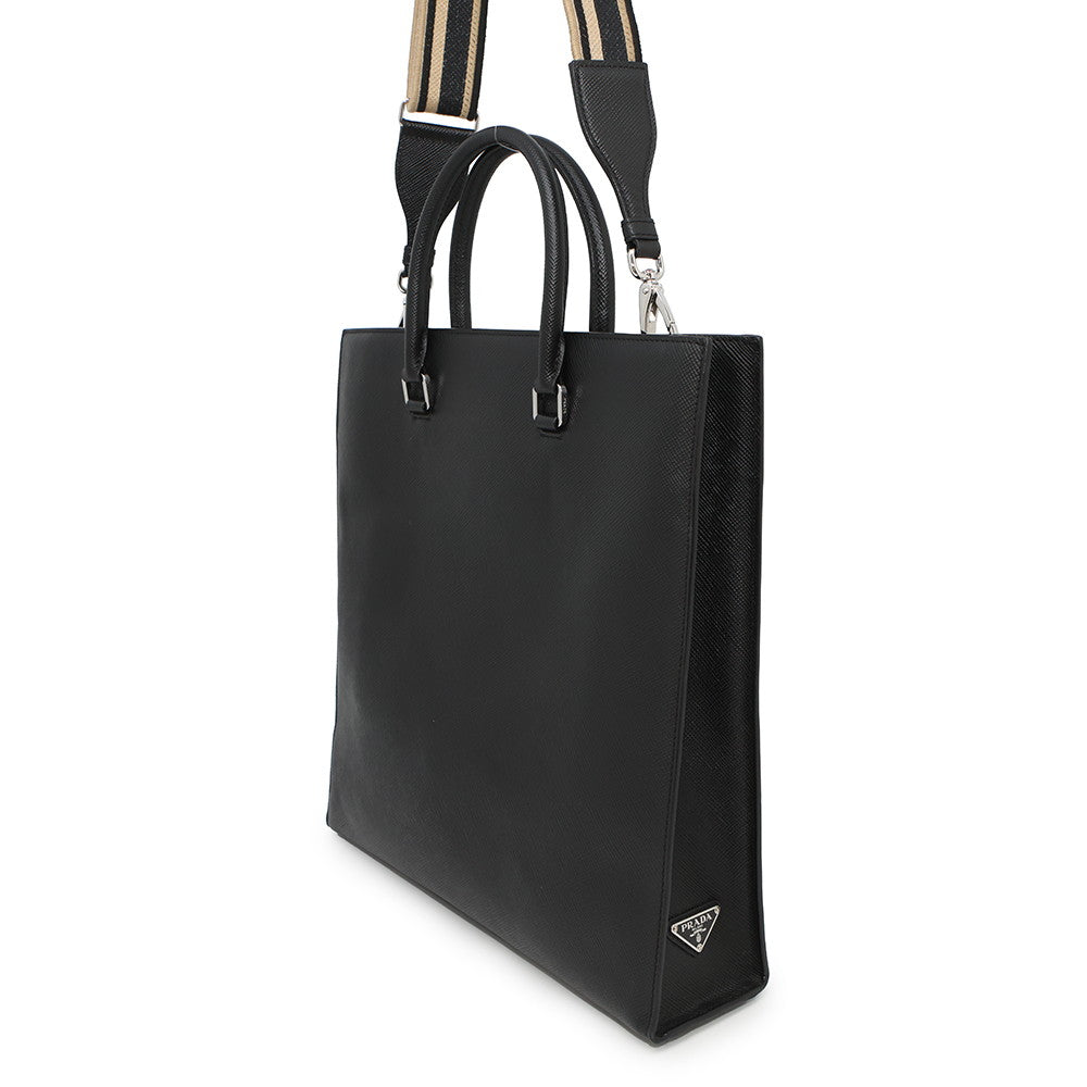 Prada Tote black bag – front view