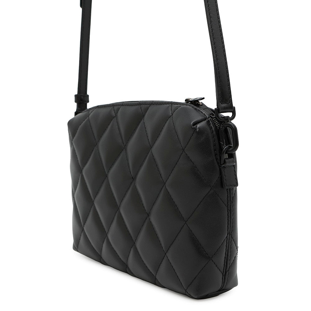 BALENCIAGA B logo camera bag Black600325 Leather - Imagen del producto 2