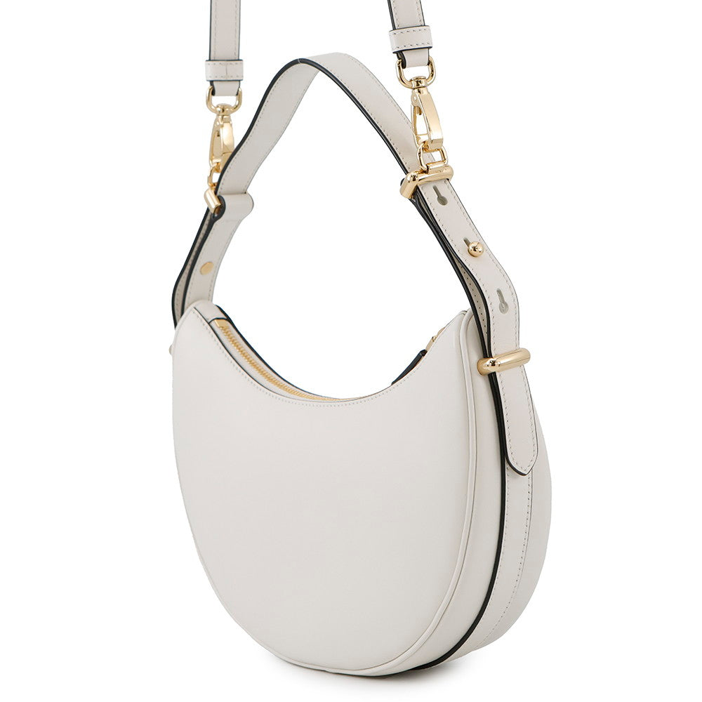 Bolso de hombro Prada Arke Blanco1bc194 de cuero talla Small
