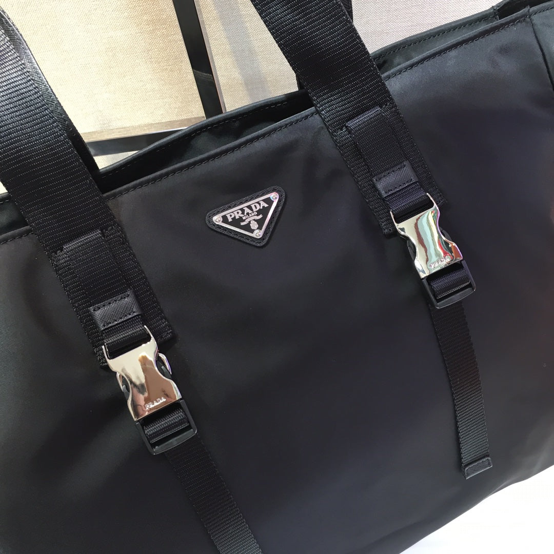 Shopping BAG 40 IN Negro Nylon Fabric