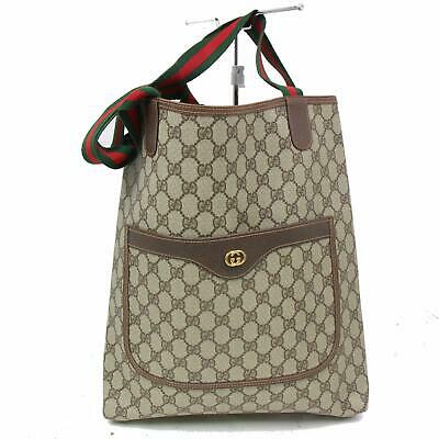 Brand Inspired Gucci Tote Bag Brown PVC | Studio Nafay