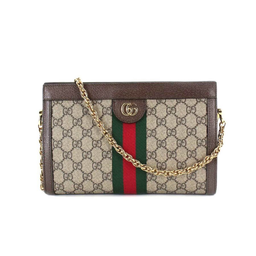Gucci Ophidia Small Shoulder Bag Supreme Leather Beige Brown 503877 | Studio Nafay