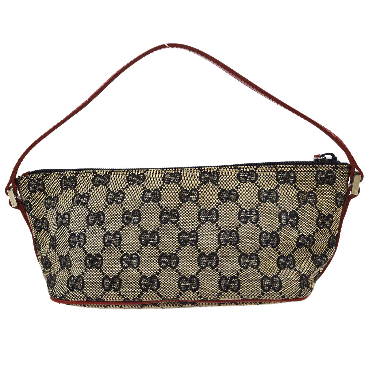 Gucci Bolso de mano de lona y cuero Estilo 16