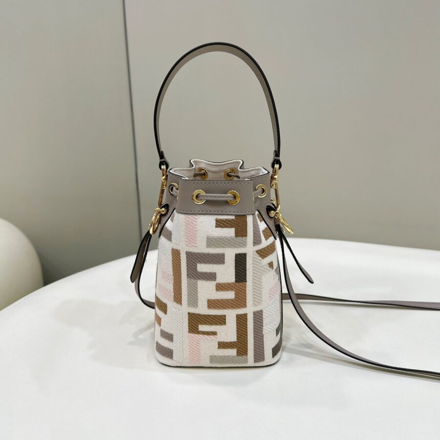 MON TRESOR 18 WITH FF MOTIF IN MULTICOLOR JACQUARD FABRIC | Studio Nafay