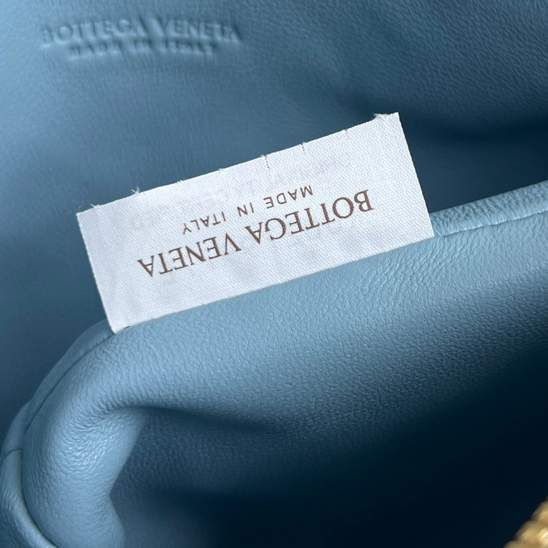 WALLACE 22 BOLSO DE MANO AZUL TIFFANY PIEL DE BECERRO