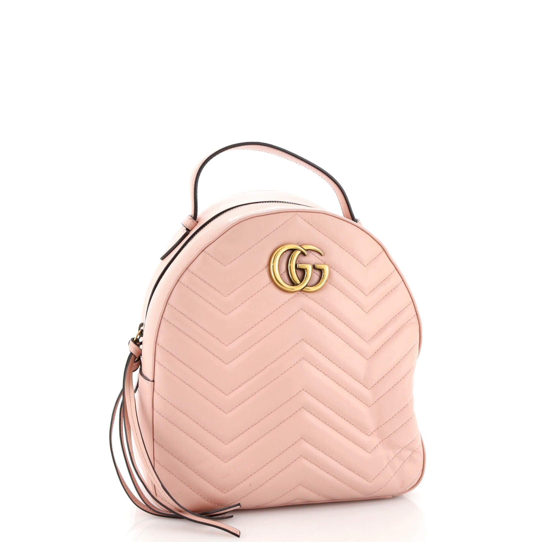 GG Marmont Backpack Matelasse Cuero Pequeño