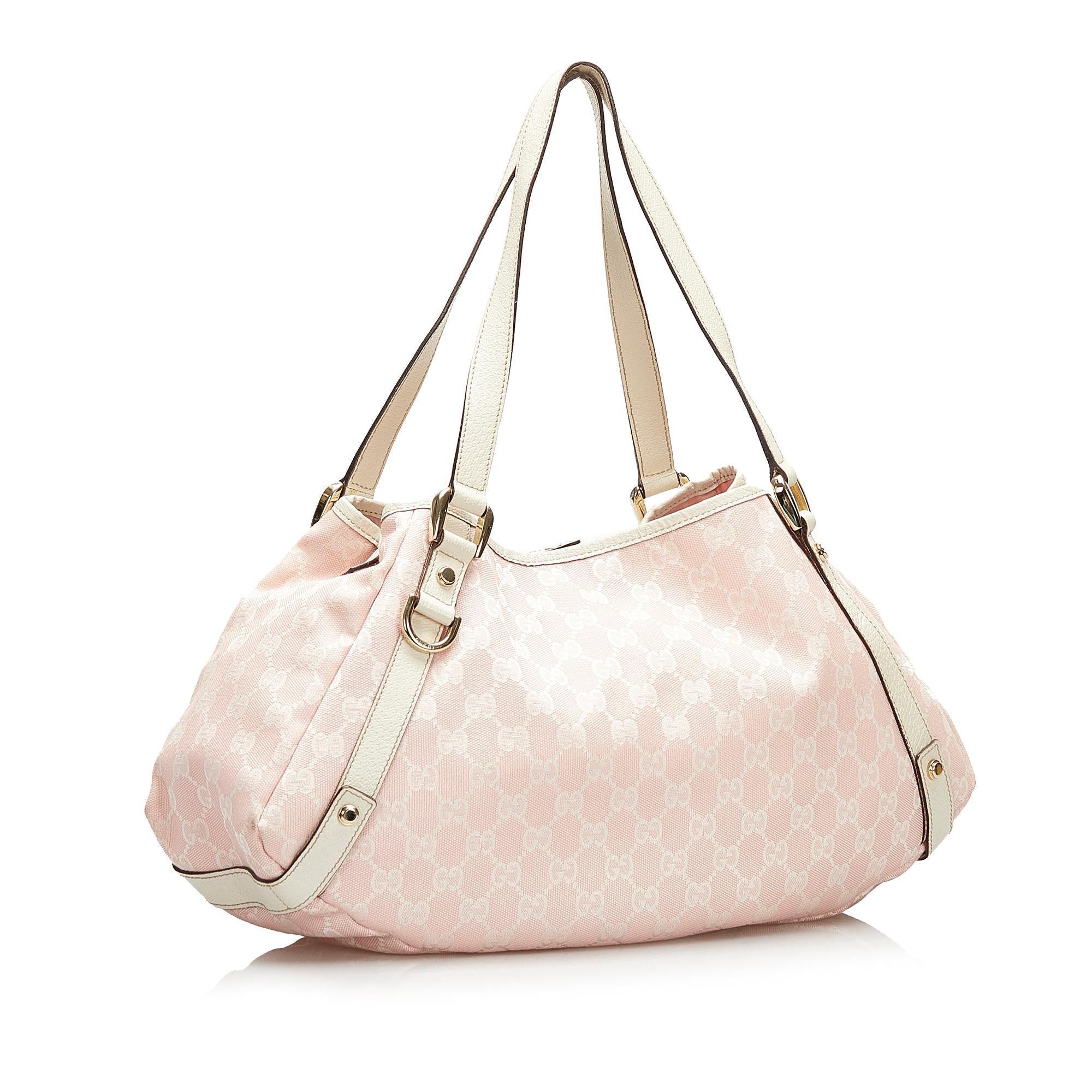 Gucci Abbey Bolso de hombro de lona Style 2