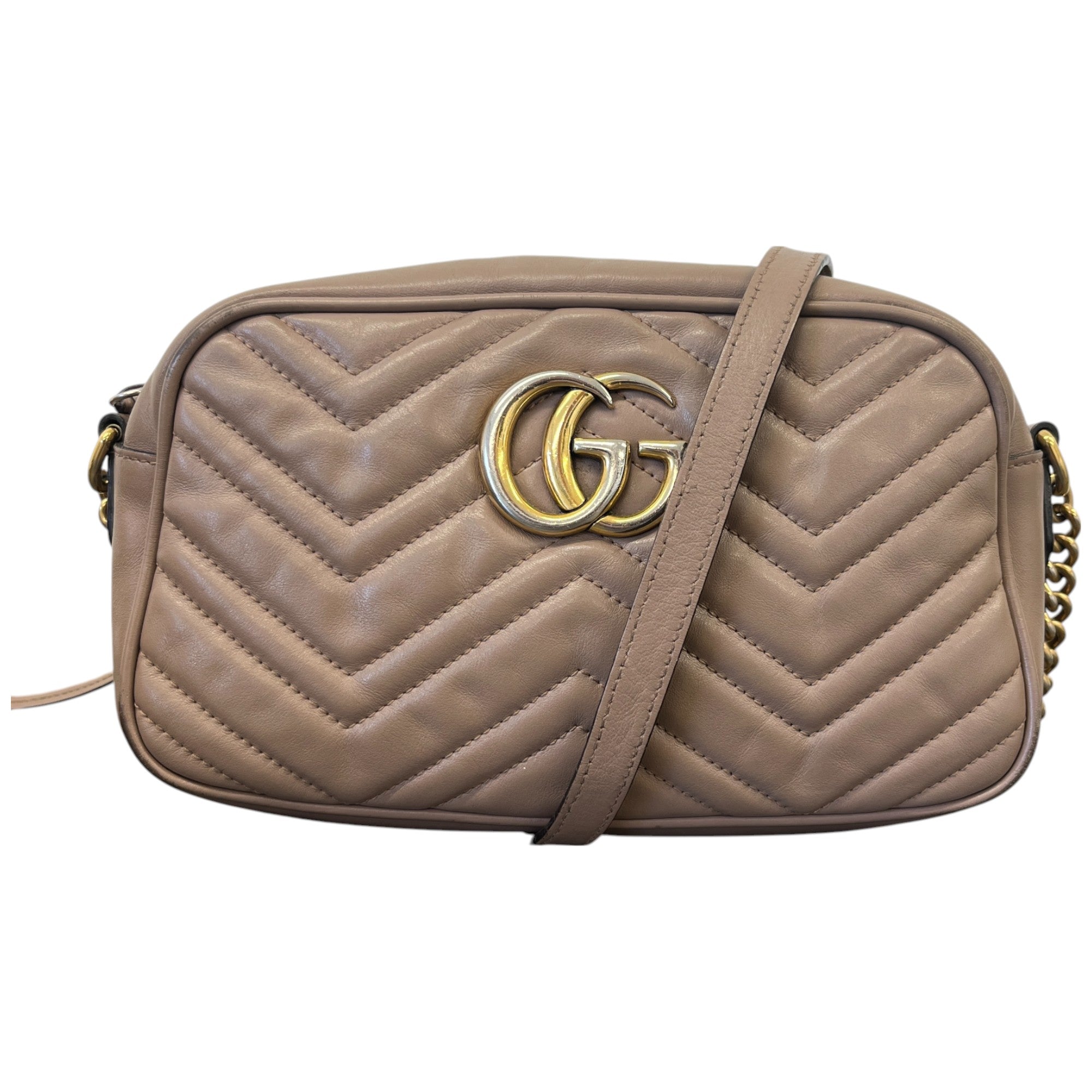Women’s Gg Marmont Pequeño Camera Bag Nude