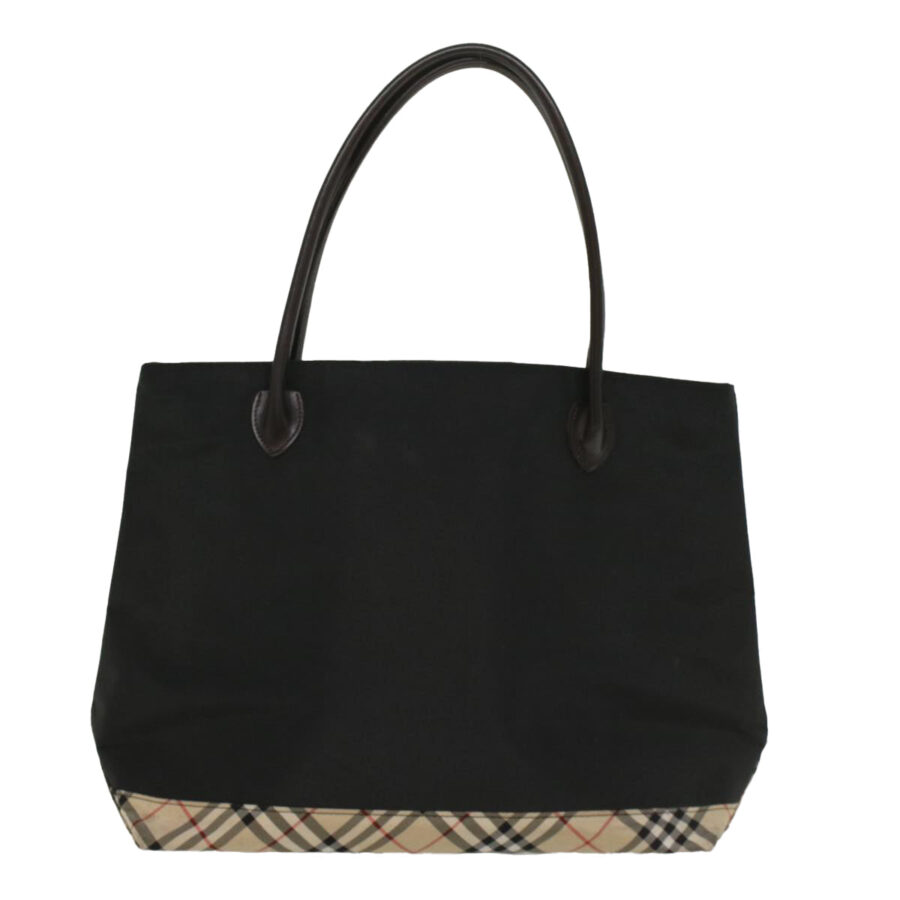 Burberry Blue Label Tote Bag Nylon Black Auth bs8589 | Studio Nafay