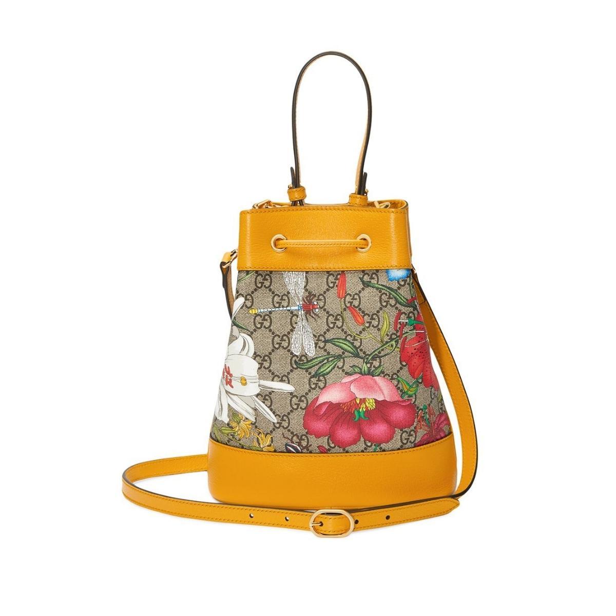 Mochila Ophidia con estampado Flora