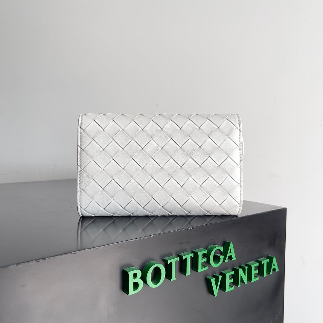 ANDIAMO BAG 19 IN Blanco Piel de becerro