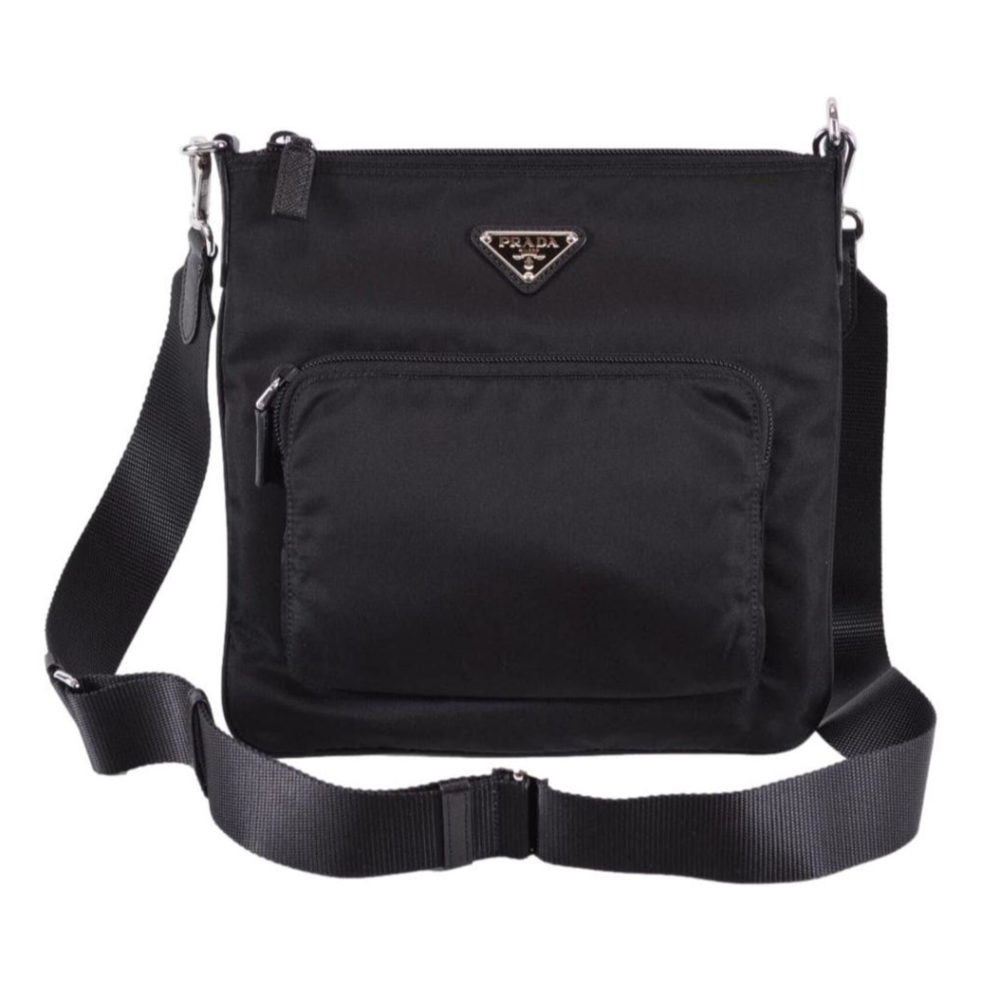Prada Tessuto Nailon Sport Negro Messenger Bolso cruzado
