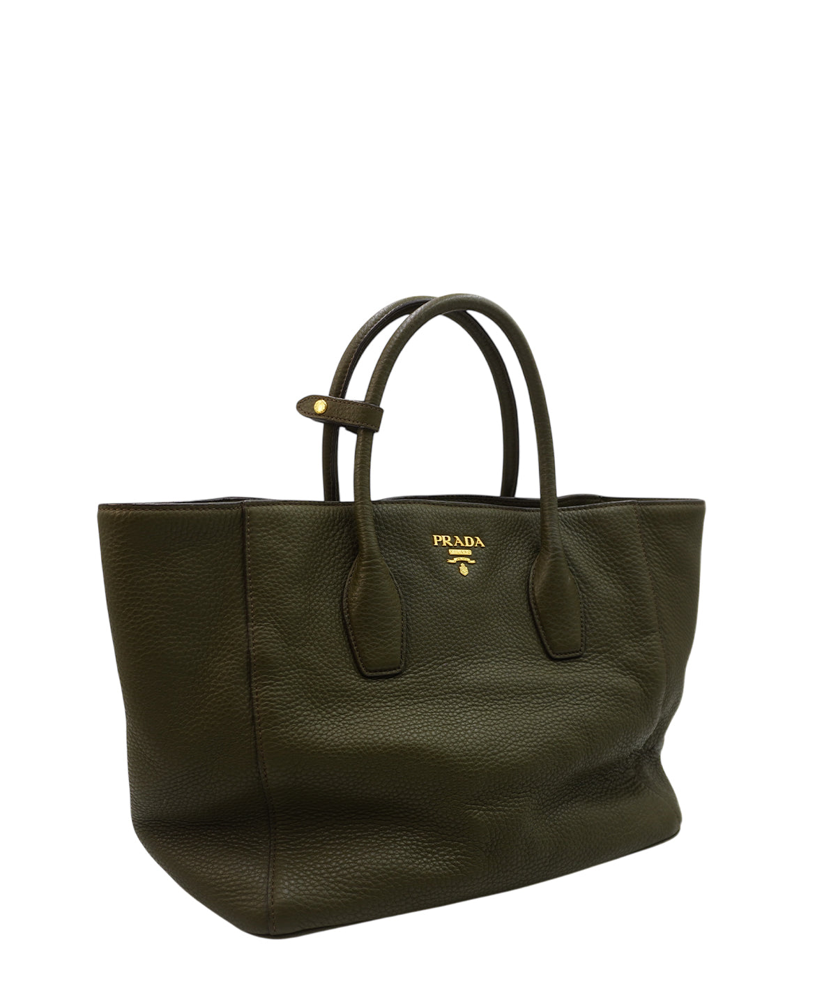 Vitello Daino Leather Tote Green - Imagen del producto 2